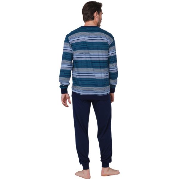 122252_816_1_520_Miesten_pehmea_pyjama_100_puuvillaa_sininen_5_png