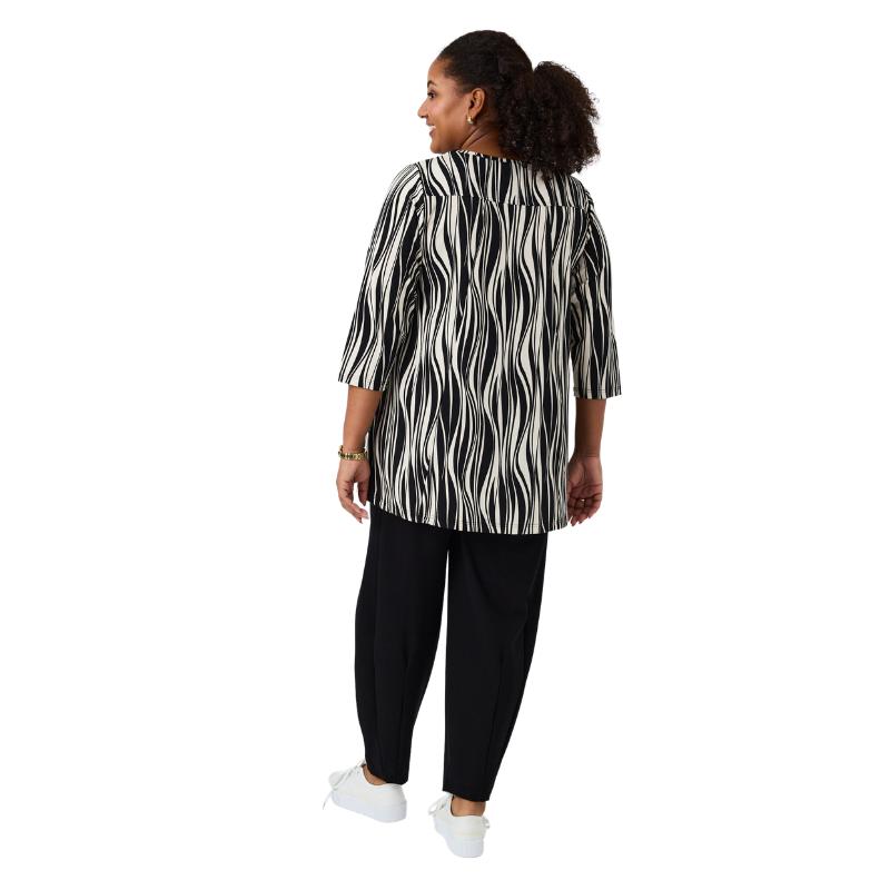 PNEMINIE_9999_Pont_Neuf_a_linjainen_tunika_mustakirjava_3_png