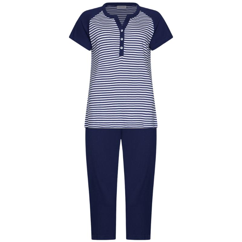 121261_152_1_520_Sinivalkoinen_pyjama_caprihousut_lyhythihainen_paita_100_puuvillaa_1_png