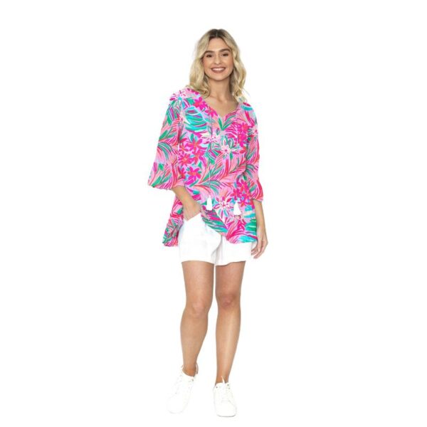 Tunika/ pusero, 100% puuvillakangas, pinkki