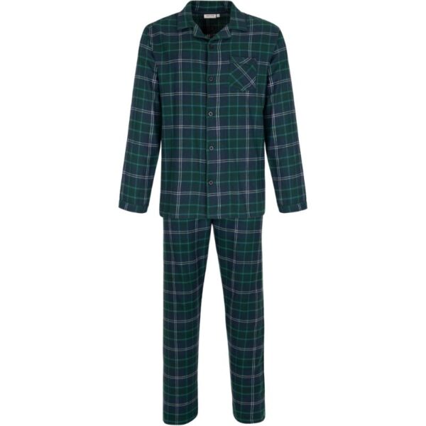 122262_540_2_520_Miesten_lammin_flanelipyjama_sinivihrea_1_png