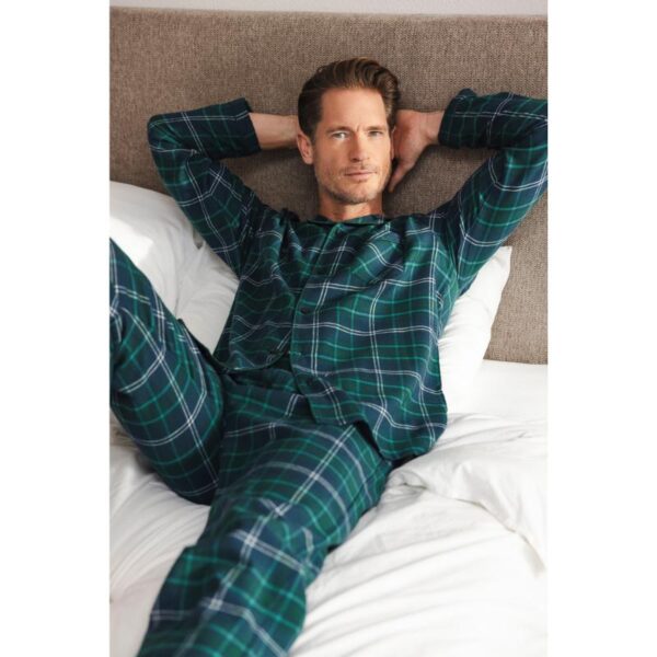 122262_540_2_520_Miesten_lammin_flanelipyjama_sinivihrea_4_png