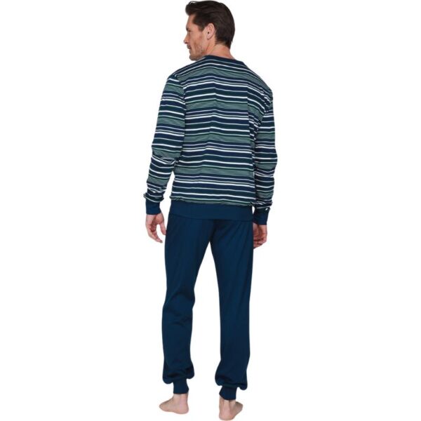 122262_546_1_520_Miesten_pyjama_lammin_puuvillatrikoo_sinivihrea_4_png
